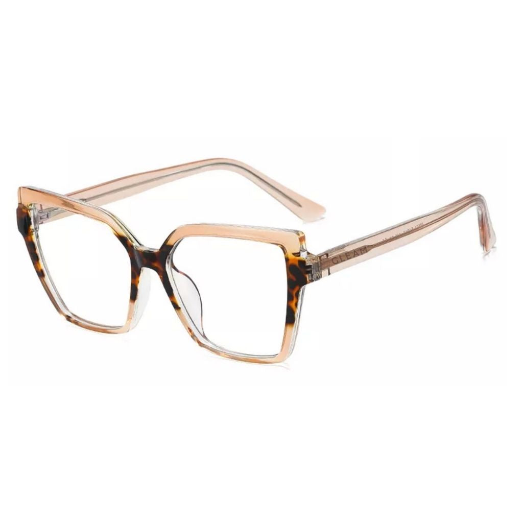 SIMONE I Champagne - Gleam Eyewear | Blue Light Blocking Glasses