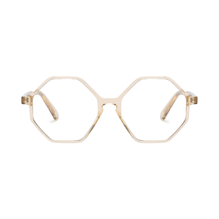 MAE I Champagne - Gleam Eyewear | Blue Light Blocking Glasses