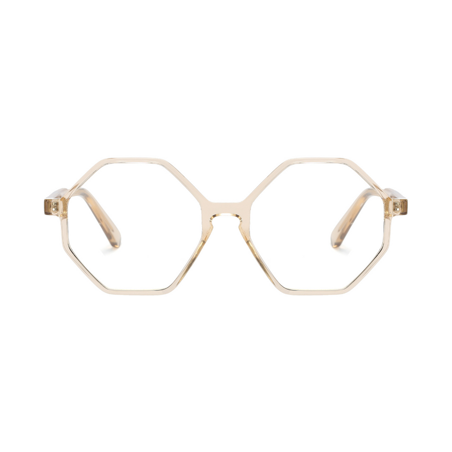 MAE I Champagne - Gleam Eyewear | Blue Light Blocking Glasses