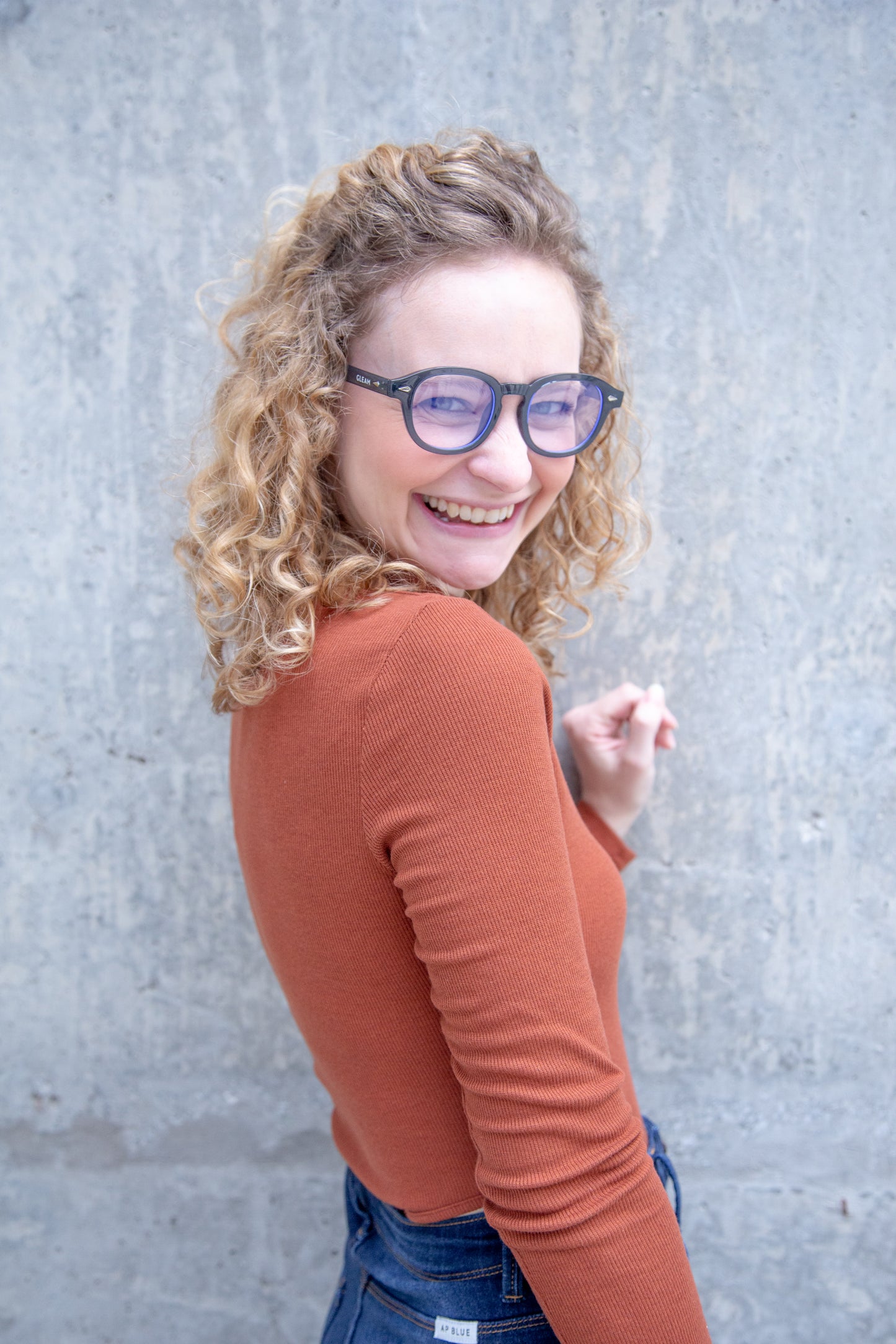 MARIE I Gray - Gleam Eyewear | Blue Blocking Glasses