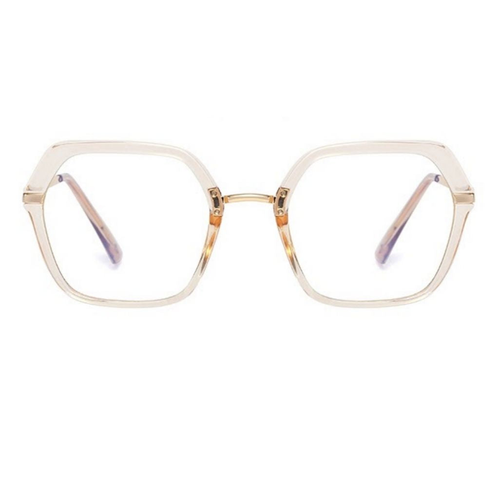 MICHELLE | Champagne - Gleam Eyewear | Blue Light Blocking Glasses