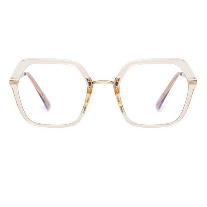 MICHELLE | Champagne - Gleam Eyewear | Blue Light Blocking Glasses