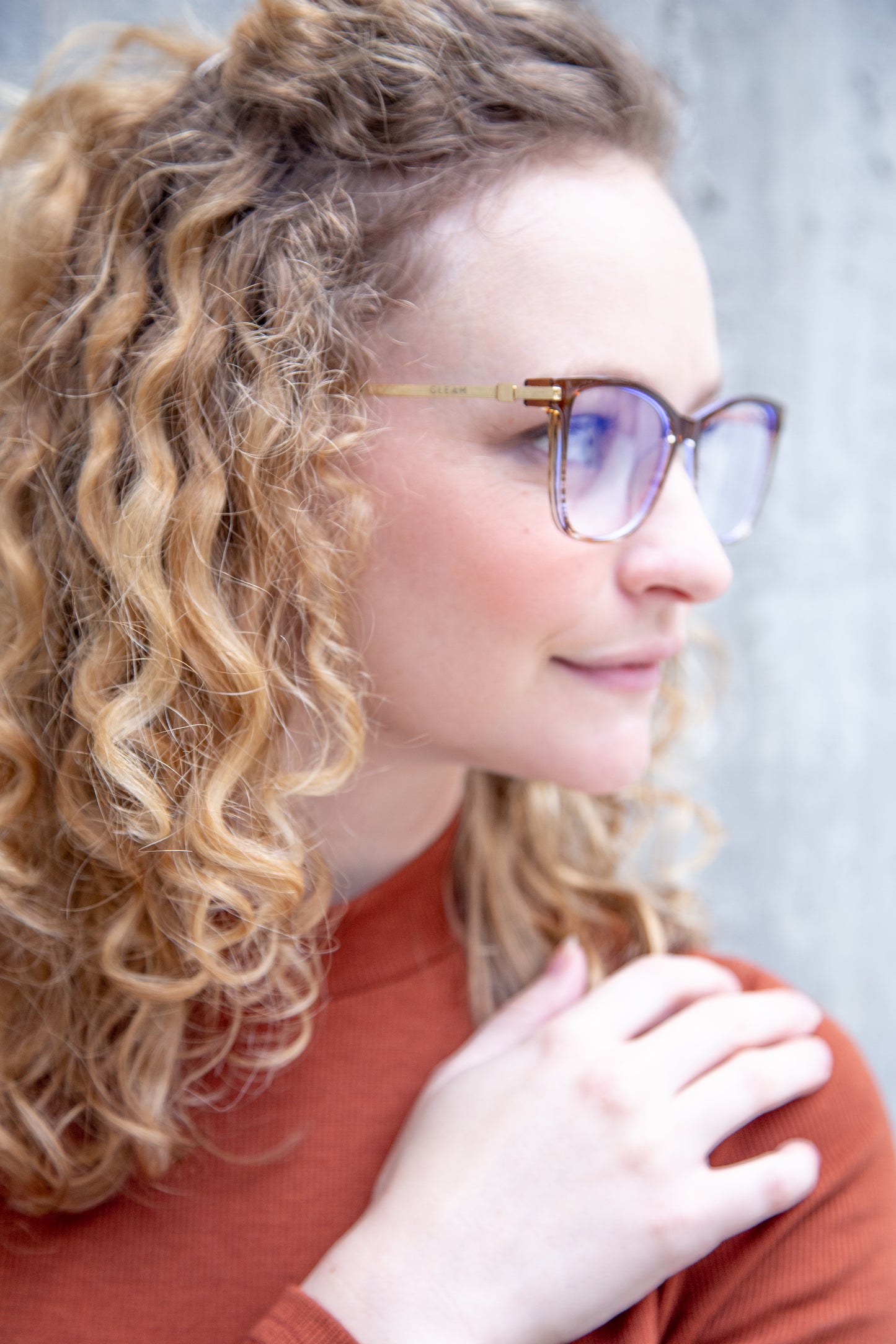 NAOMI I Brown - Gleam Eyewear | Blue Blocking Glasses