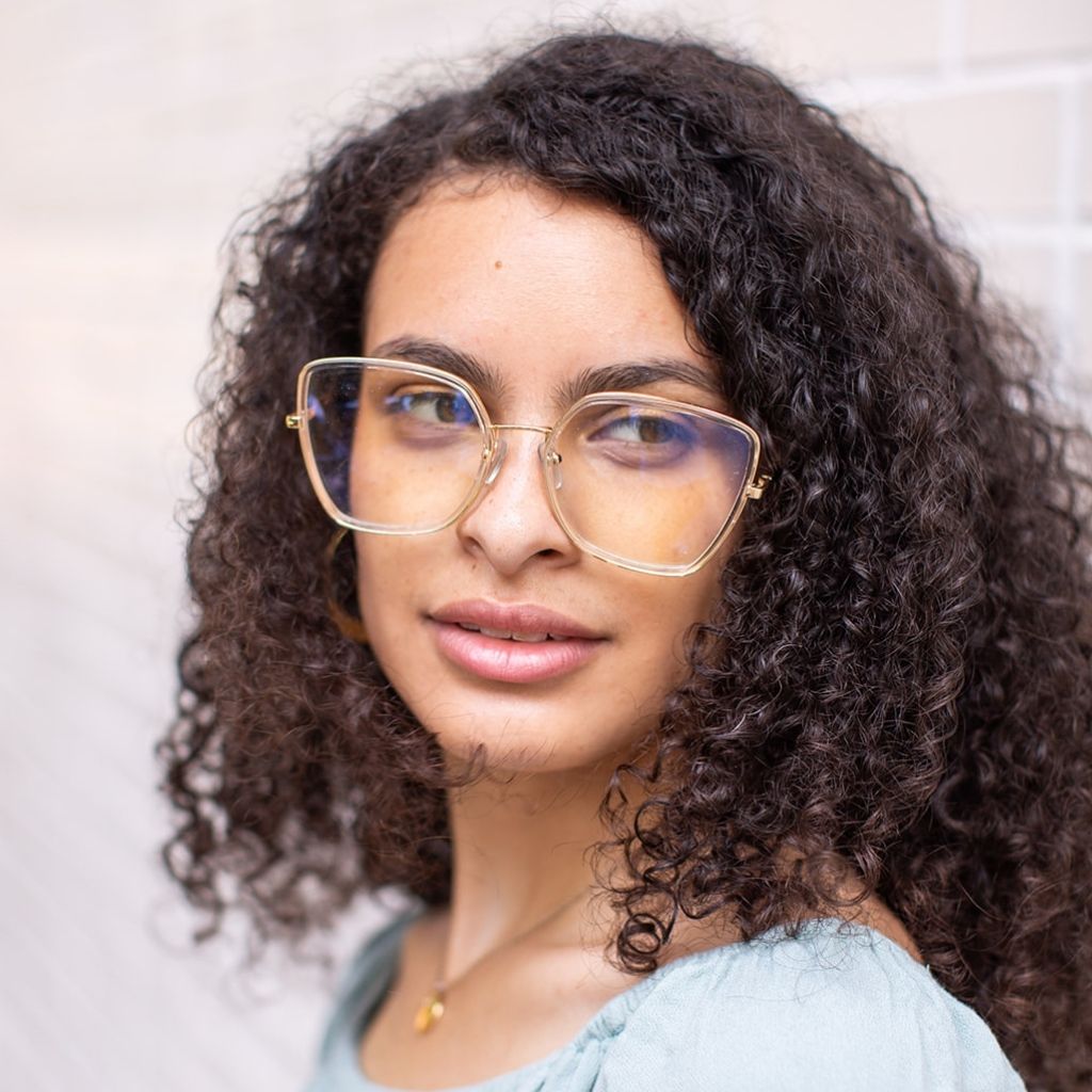 NELLIE I Clear - Gleam Eyewear | Blue Light Blocking Glasses