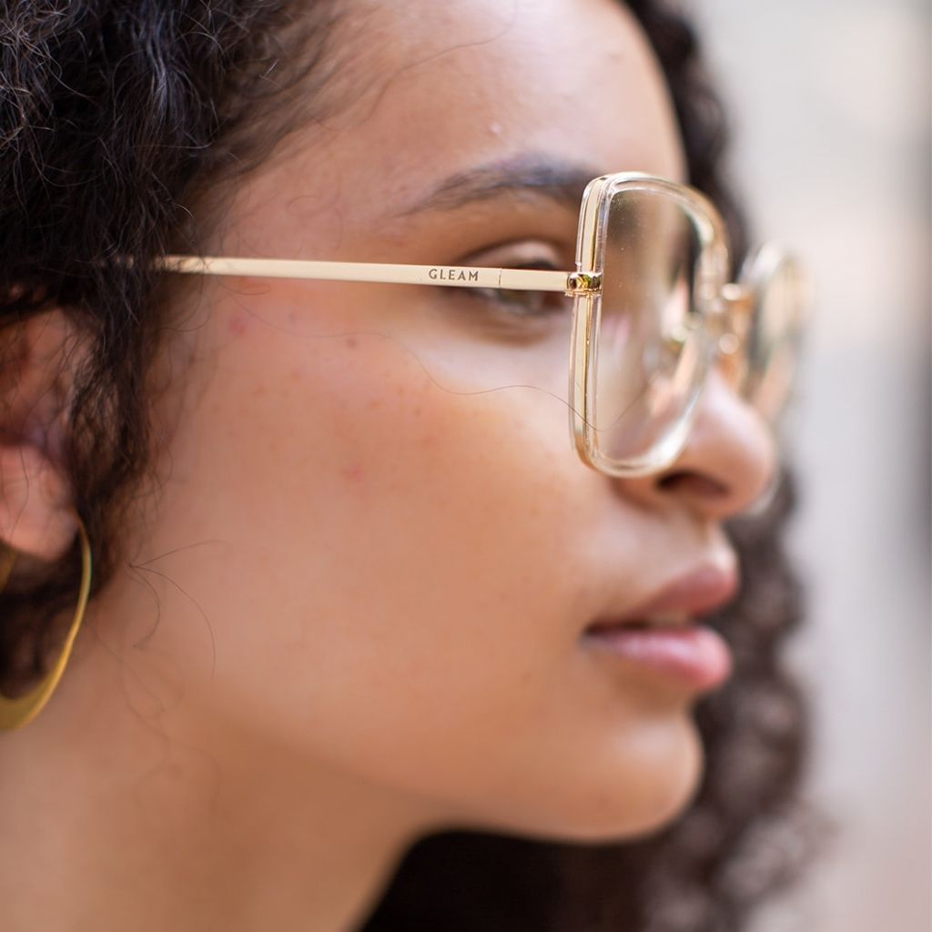 NELLIE I Clear - Gleam Eyewear | Blue Light Blocking Glasses