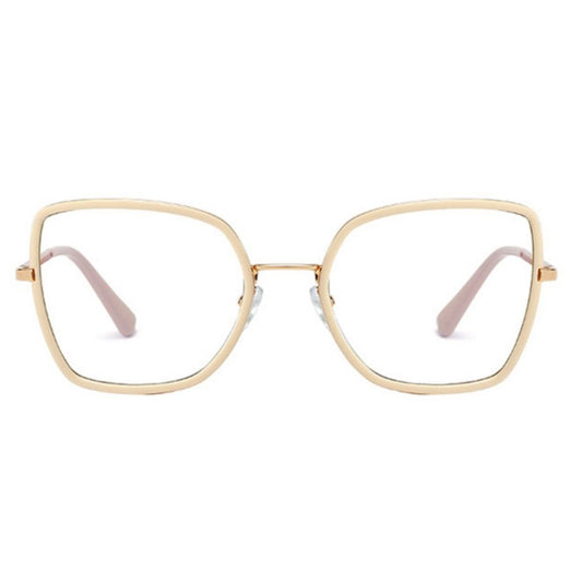 NELLIE I Khaki - Gleam Eyewear | Blue Light Blocking Glasses