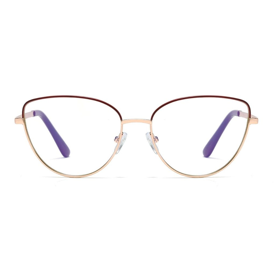 SHIRLEY | Wine - Gleam Eyewear | Blue Light Blocking Glasses
