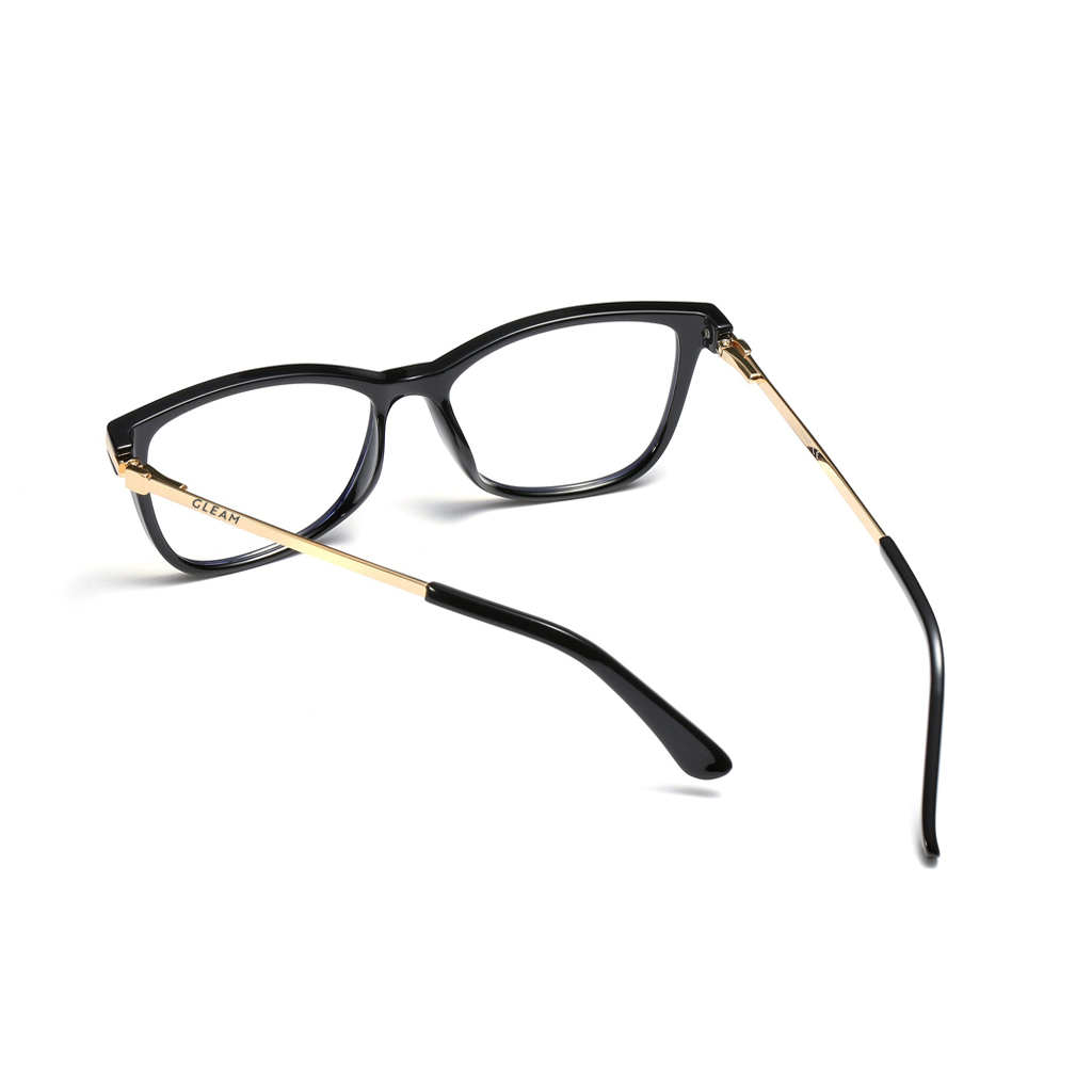 NAOMI I Black - Gleam Eyewear | Blue Blocking Glasses