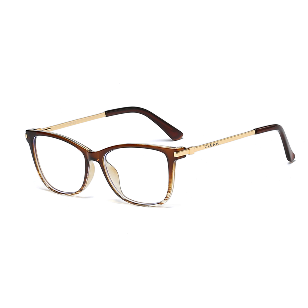 NAOMI I Brown - Gleam Eyewear | Blue Blocking Glasses