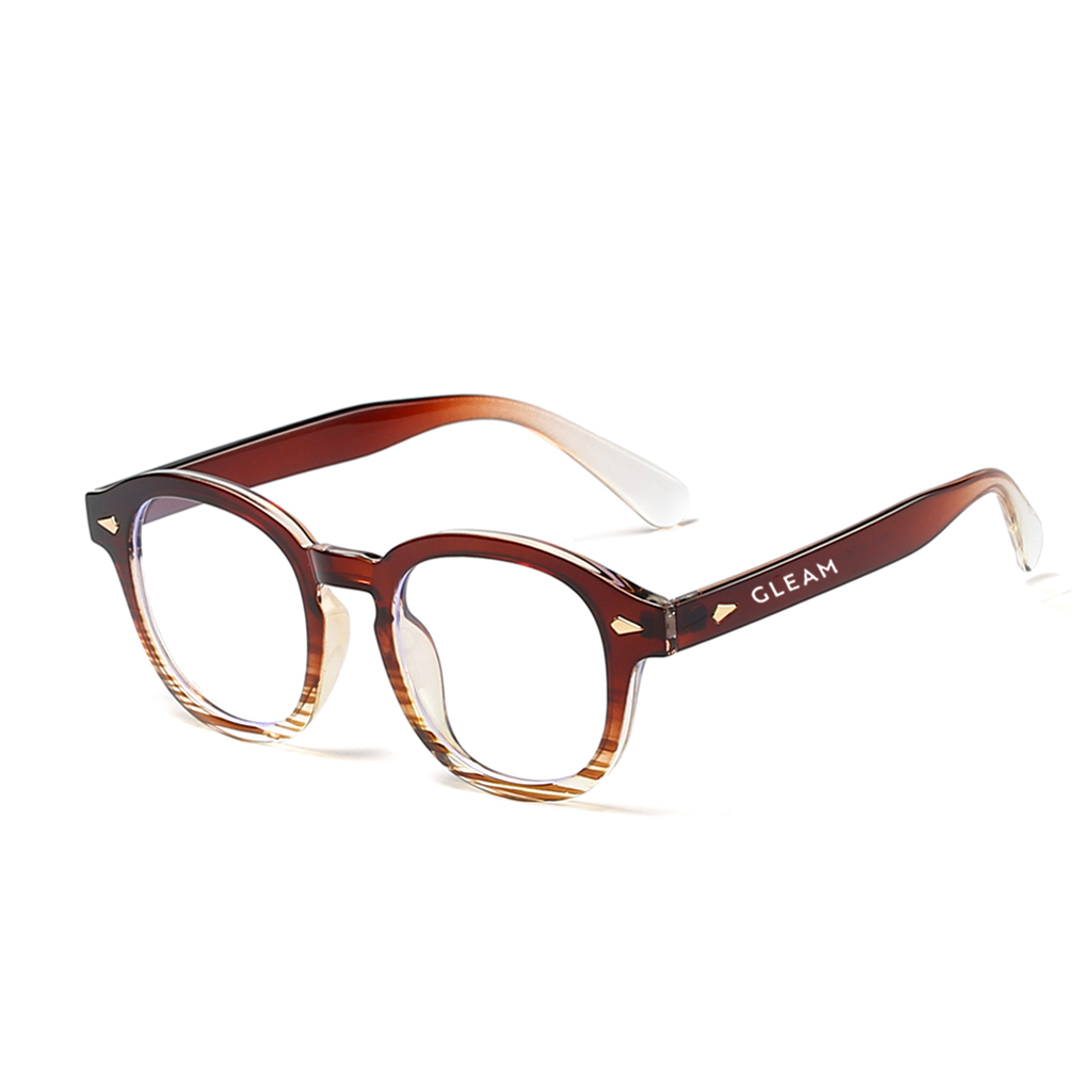 MARIE I Brown - Gleam Eyewear | Blue Blocking Glasses