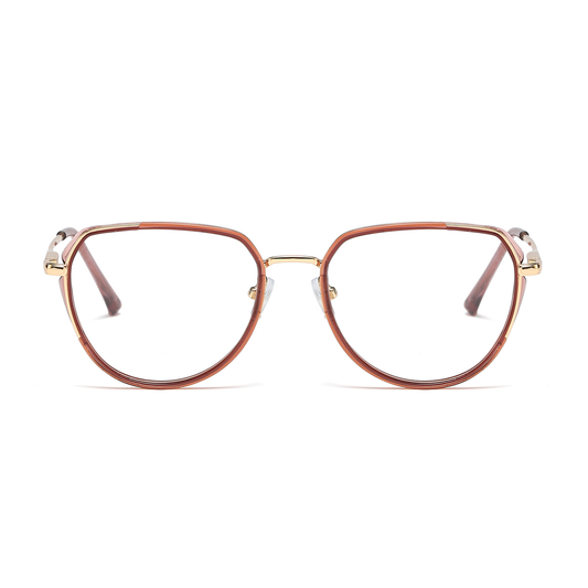 MAYA | Coffee - Gleam Eyewear | Blue Blocking Glasses