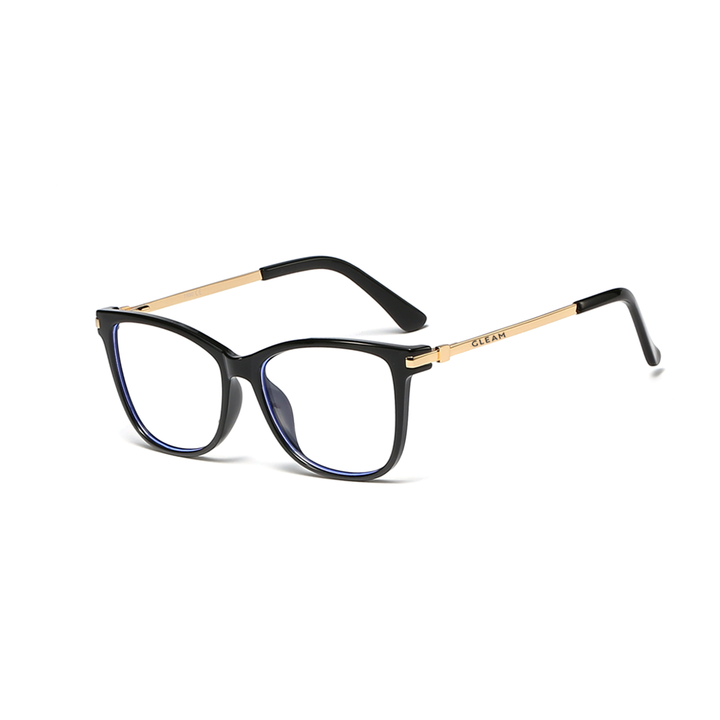 NAOMI I Black - Gleam Eyewear | Blue Blocking Glasses